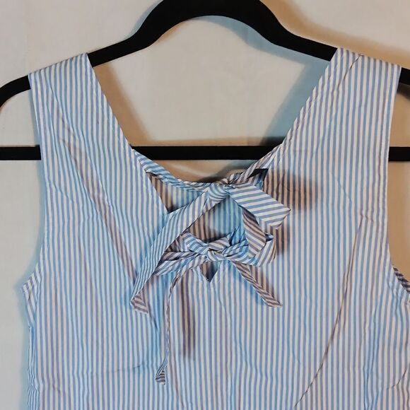 J.Crew Striped Peplum Top - Picture 5 of 8